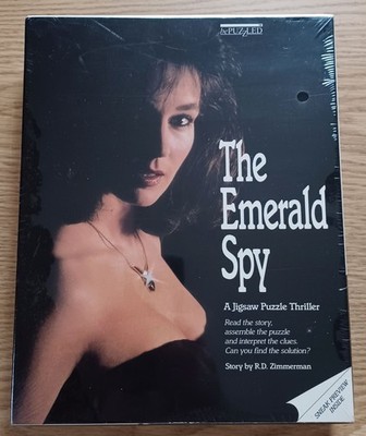 VTG 1987 The Emerald Spy bePUZZLED 500 Piece Mystery Jigsaw Puzzle NEW Sealed