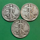 1941, 1942, 1943 Walking Liberty Silver Half Dollars- Free Shipping in USA