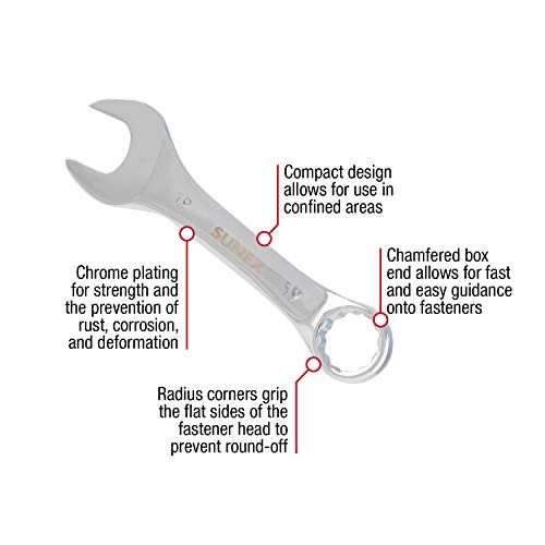 Sunex 9930M Metric Stubby Combination Wrench Set, 10-Piece - Bild 2 von 5