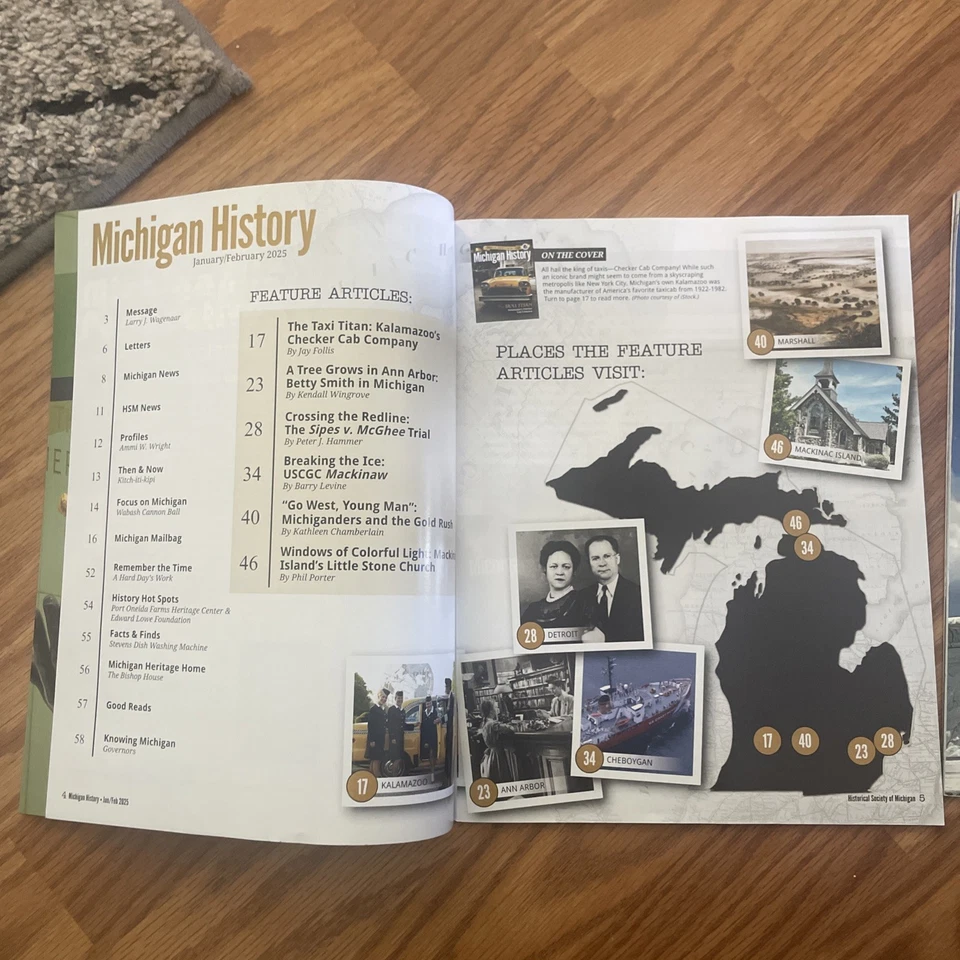 Michigan History Historical Society Of Michigan Magazines 2 issues  - Image 3 of 4