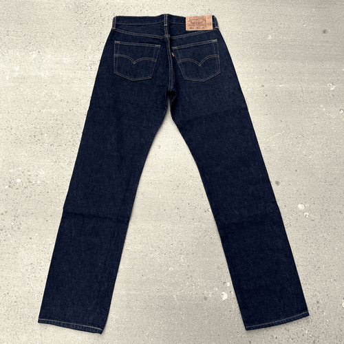 Levi's 501XX W32 L36 USA Made 2000s Vintage Dark Indigo Denim Jeans Big E - Bild 3 von 10