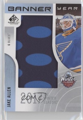 2017-18 SP Game Used Banner Year Winter Classic 2017 Jake Allen #BWC-JA b8c