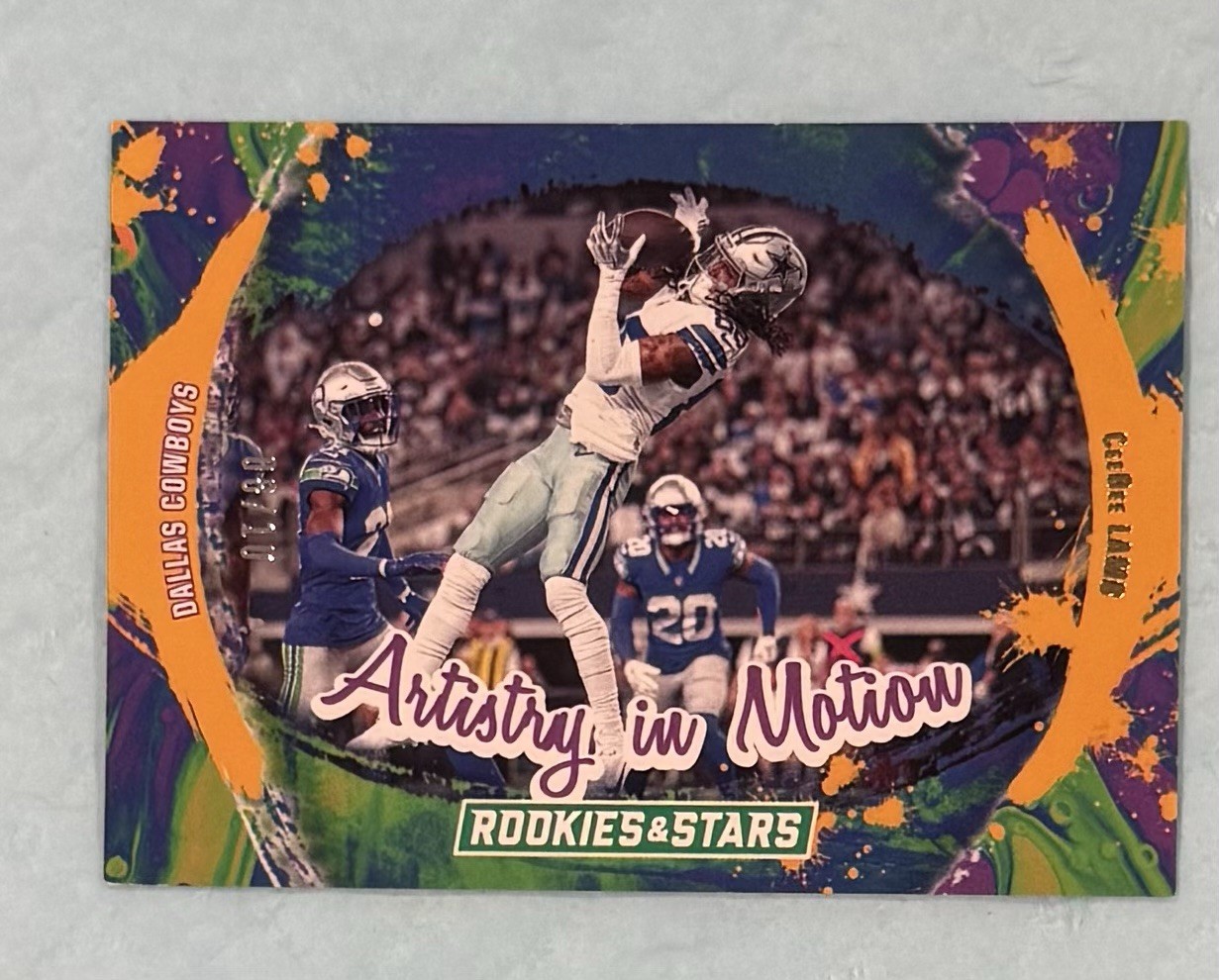 2024 Panini Rookies & Stars Artistry in Motion CeeDee Lamb #AIM-CLB Gold /10