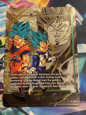 Dragon Ball Super Fusion World - Energy Marker Pack 10- E-144* Gold Vegito