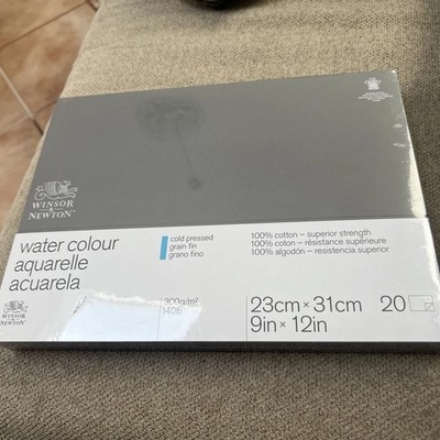 Winsor & Newton Watercolour Pad 140lb Cold Pressed 2 Packs 20 Each 9x12 