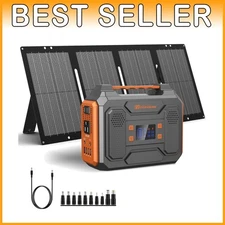 Camping Power Pack 300W Portable Solar Generator Station