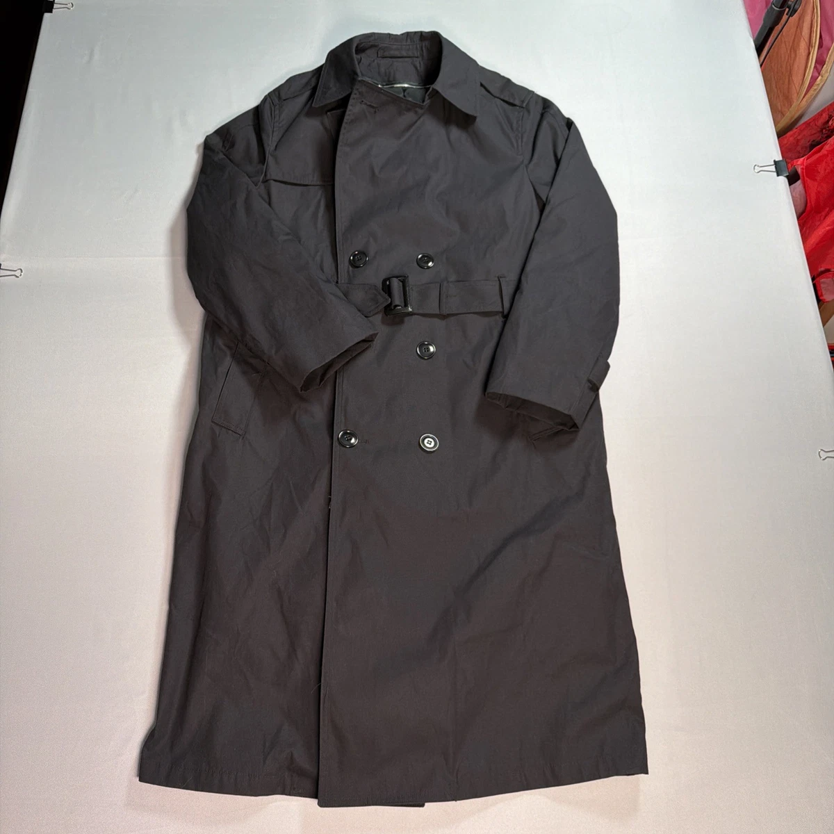 Vintage Military All Weather Trench Coat DSCP Removable Lining 