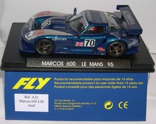 Fly A22 Marcos 600 LM 70 Blue Le Mans 1995 T.Erdos-C.Euset-C.Hodgetts MB