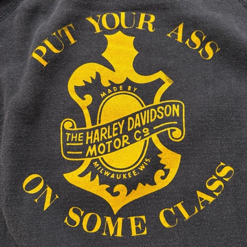 Sudadera Harley Davidson vintage años 70 80 Pon tu @ss en alguna clase rara - Imagen 3 de 8