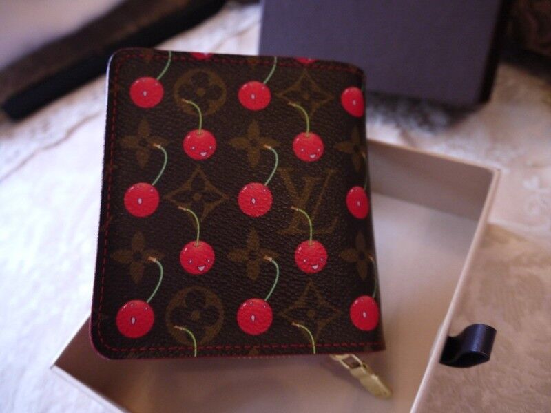 Louis Vuitton, Bags, Louis Vuitton X Murakami Cerise Cherries Round Coin  Purse