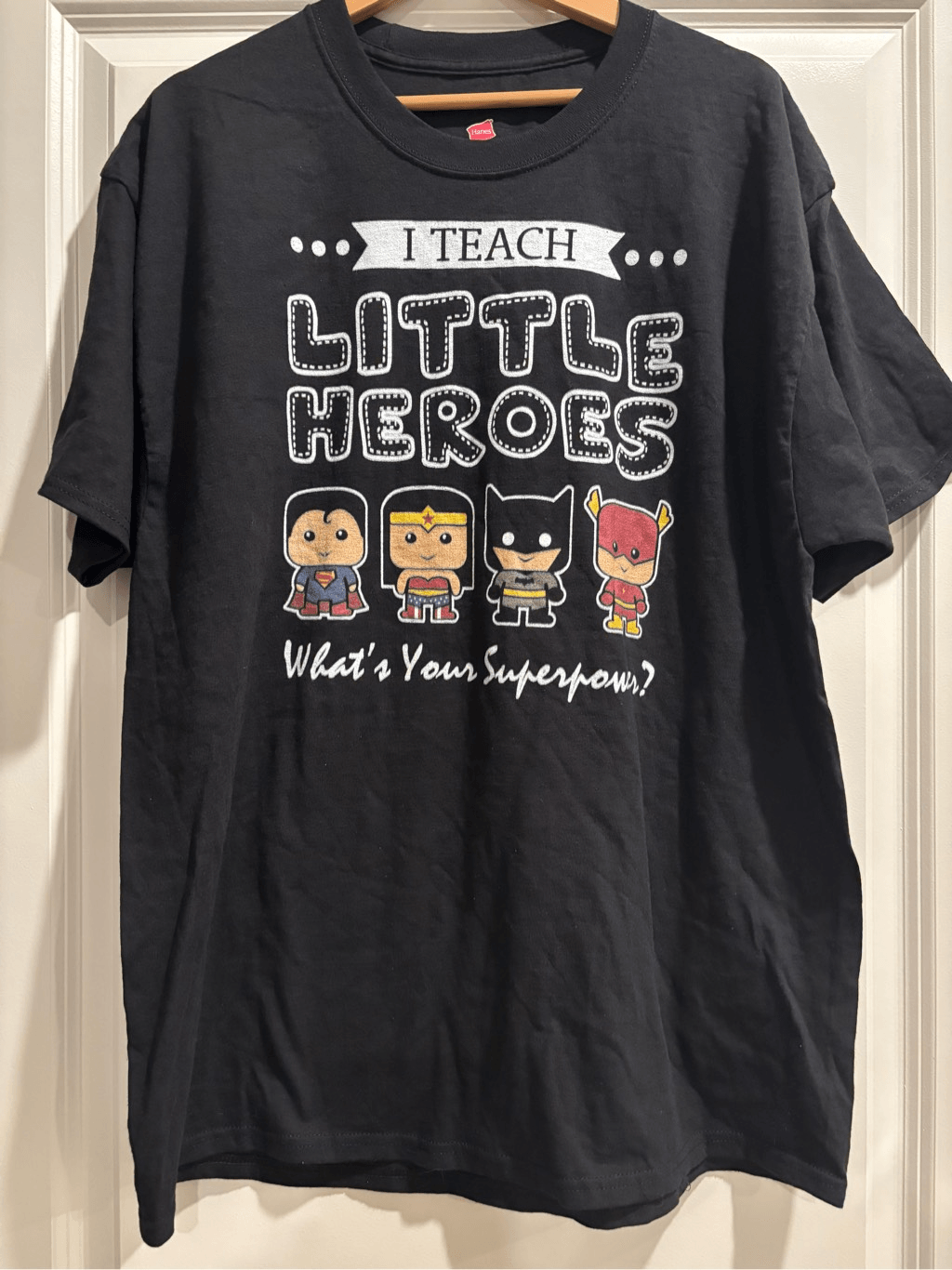 XL Little Hero's Teacher T-Shirt for Kids