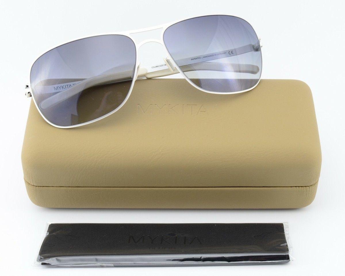 Mykita Sunglasses No.1 Sun Burt Col050 Light Gray Silver 61-16 135