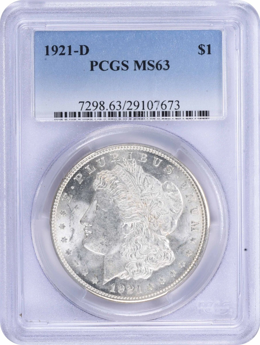 MS 63 Graded 1921 Year Morgan US Dollars (1878-1921) for sale | eBay