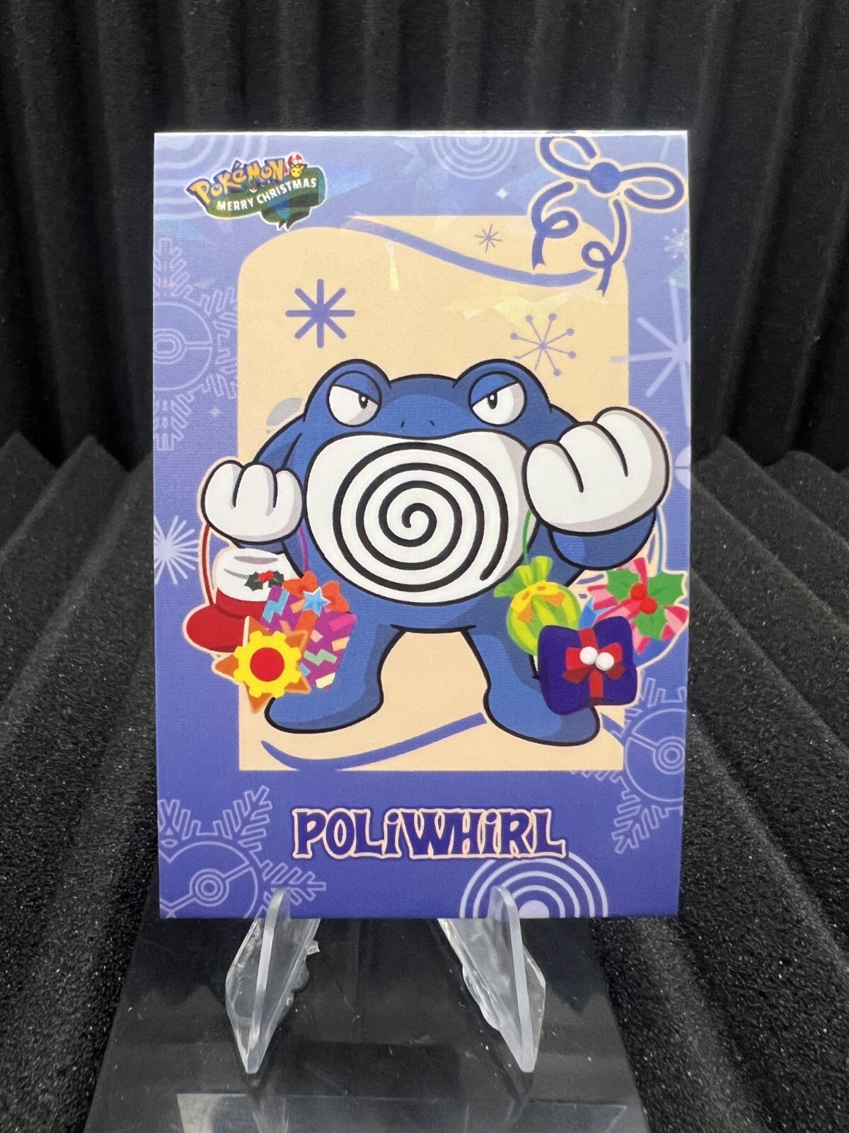 Poliwhirl - Cracked Ice Holo - Christmas Card Database - Pokemon NM