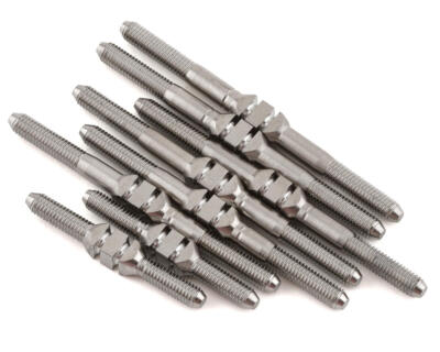 J&T Bearing Co. Associated DR10 Titanium ''Milled'' XD Turnbuckle Kit (Natural)