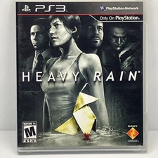 Heavy Rain Sony PlayStation 3 PS3 Game Case Manual And Perfect Condition Disc