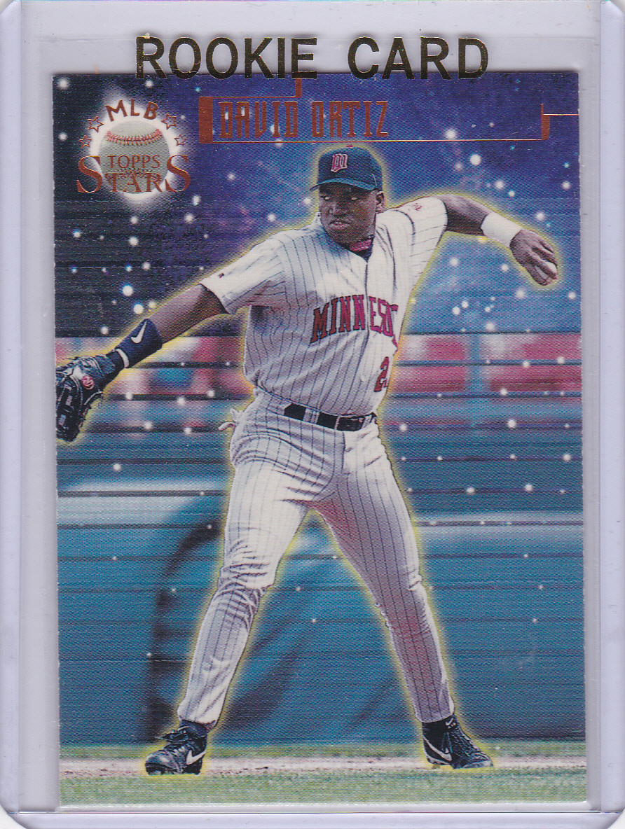 DAVID ORTIZ Boston Red Sox TOPPS #'d SP ROOKIE CARD Baseball RC