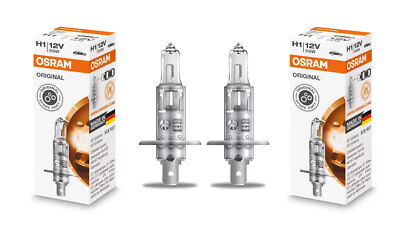2 x OSRAM ORIGINAL H1 12V 55W für FORD MONDEO I III IV S-MAX SCORPIO I II