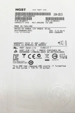 WD HGST 6TB SAS 6Gb/s 7.2K RPM 3.5" HDD HUS726060ALS641 f20577