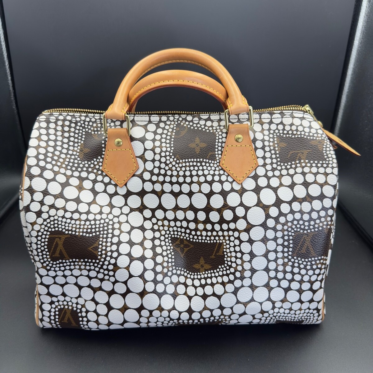 Louis Vuitton Speedy Handbag 30 Yayoi Kusama Limited Edition in