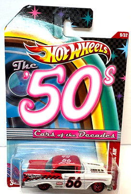 Hot Wheels 2010 1956 Chevrolet Bel Air Car of the Decades The 50's New On Card