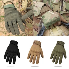 Tactical Full Finger Gloves Hunting Anti-Skid Protective Touch Screen Gloves US