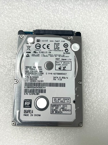 Compatible HGST 500GB SATA Z5K500-500 Laptop 2.5" 7mm Hard Drive HTS545050A7E680 - Picture 2 of 4