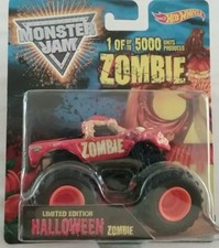 MONSTER JAM Hot Wheels ZOMBIE Halloween truck 1/5000 LIMITED EDITION 2014