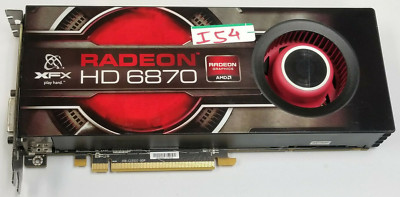 XFX Radeon HD 6870 1GB DDR5 Gaming Video Card DVI HDMI DP PCI-E working #i54