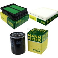 MANN-FILTER Inspektionspaket FüR Honda Jazz Ii 1.3 Idsi 1.5 1.2I-Dsi