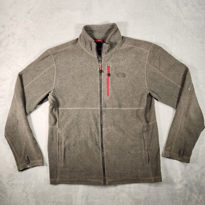 The North Face Jacket Mens Medium Gray Fleece Polartec Hiking Camping Gorpcore