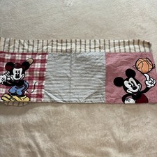 Disney Sports Mickey Window Valance Curtain 56x13 Pie Eyed Mickey Mouse Theme