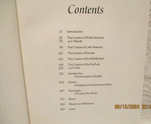 The Sheraton World Cookbook~1980~3rd Printing~~Hardcover - Picture 8 of 15
