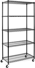 Seville Classics UltraDurable Heavy Duty NSF Solid Steel Wire Rack Storage Unit