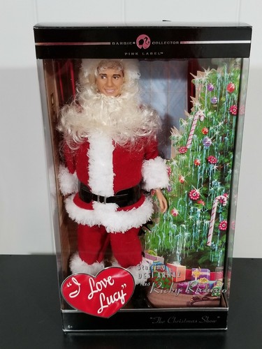 2008 Barbie I Love Lucy Desi Arnaz as Ricky Ricardo Christmas Santa ...