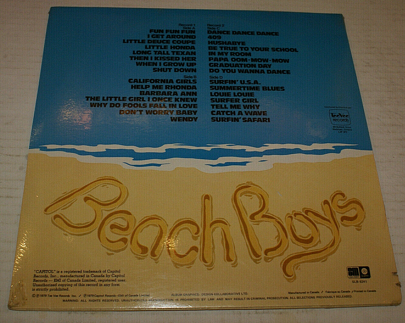 Brian Wilson Summer Fun Beach Boys Rare Import New Sealed Tee Vee 1979 Lp  Oop | eBay