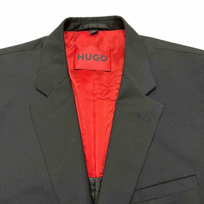 NWT Hugo Boss Men's RED TAG Black EXTRA Slim Fit Wool Tuxedo