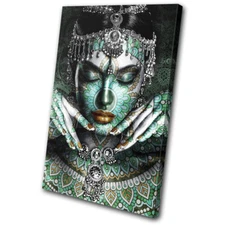 Kiss The Panda Rock Cool Animals SINGLE CANVAS WALL ART Picture Print