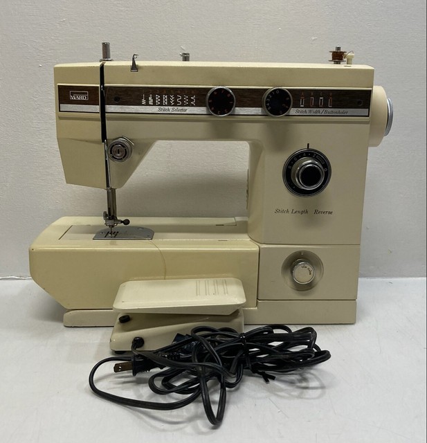 Vintage Montgomery Ward UHT J 1940 Electric Sewing Machine With Foot Pedal for sale online eBay