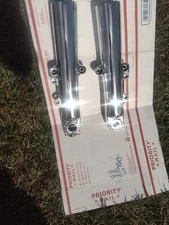 Harley lower legs front forks sliders & cowbellsFLH/FLT FLHR POLISHED 2014-2022