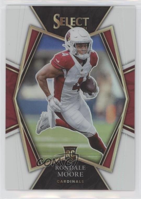 2021 Panini Select Premier Level White Prizm 25/35 Rondale Moore #158 0p1e