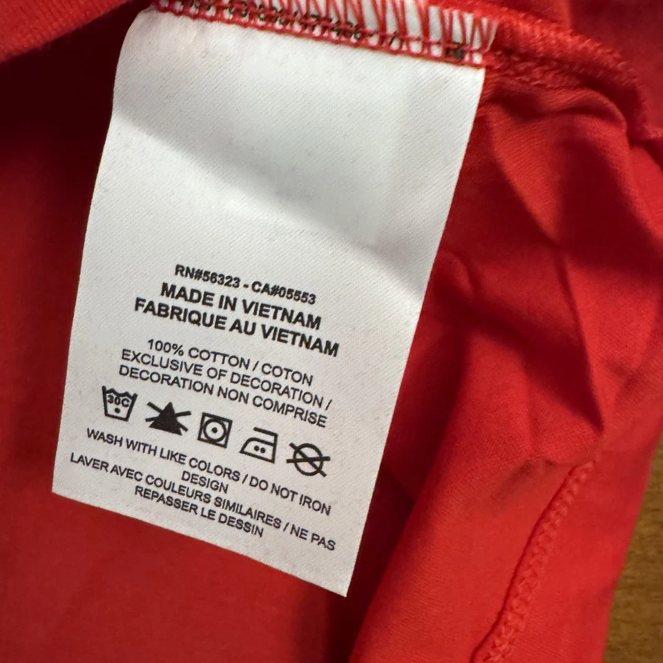 Camisa Nike Hombre 3XLT Roja Estándar Manga Corta Ligera Activa Foto 3 de 4