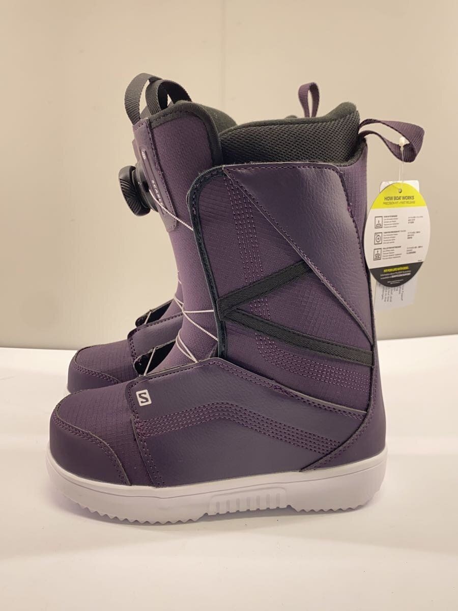 Scarponi da snowboard Salomon 414260 22 cm BOA viola usati