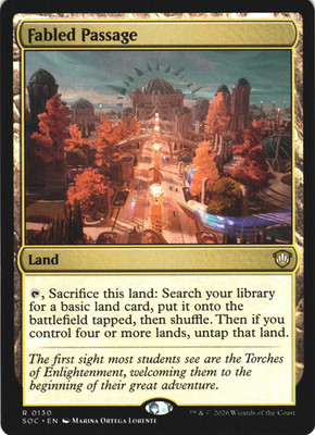 MTG | Fabled Passage | Secrets of Strixhaven | NM | EN
