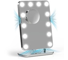Espejo de tocador con ventiladores Sharper Image SpaStudio Hollywood