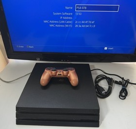 Sony PlayStation 4 PS4 Pro Console CUH-7215B 1TB Bundle with Controller,  Cords.