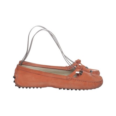 Tod's, Loafers, Größe: 39 1/2, Orange, Damen #N4O