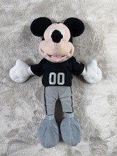 Disney Plush NFL Raiders 00 Mickey Mouse 15"