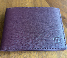 S.T. Dupont Men's Wallet Line D Brown Grain Leather Bill and Credit Card 093000