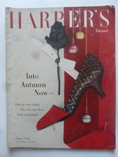 HARPER’S Bazaar August 1956 – Vintage Women’s Magazine - Fashion